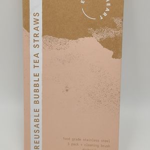 Reusable Stainless Steel Bubble Tea Straws